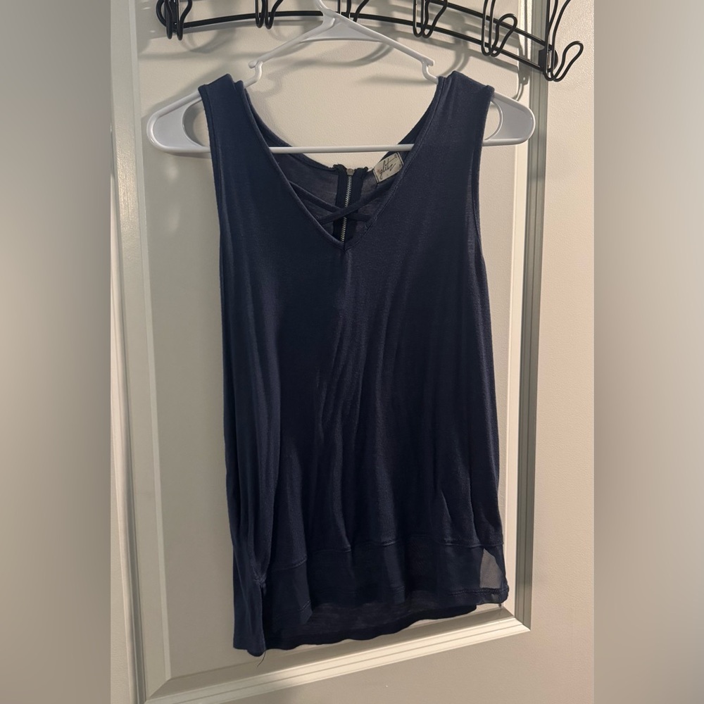 Blue tank top